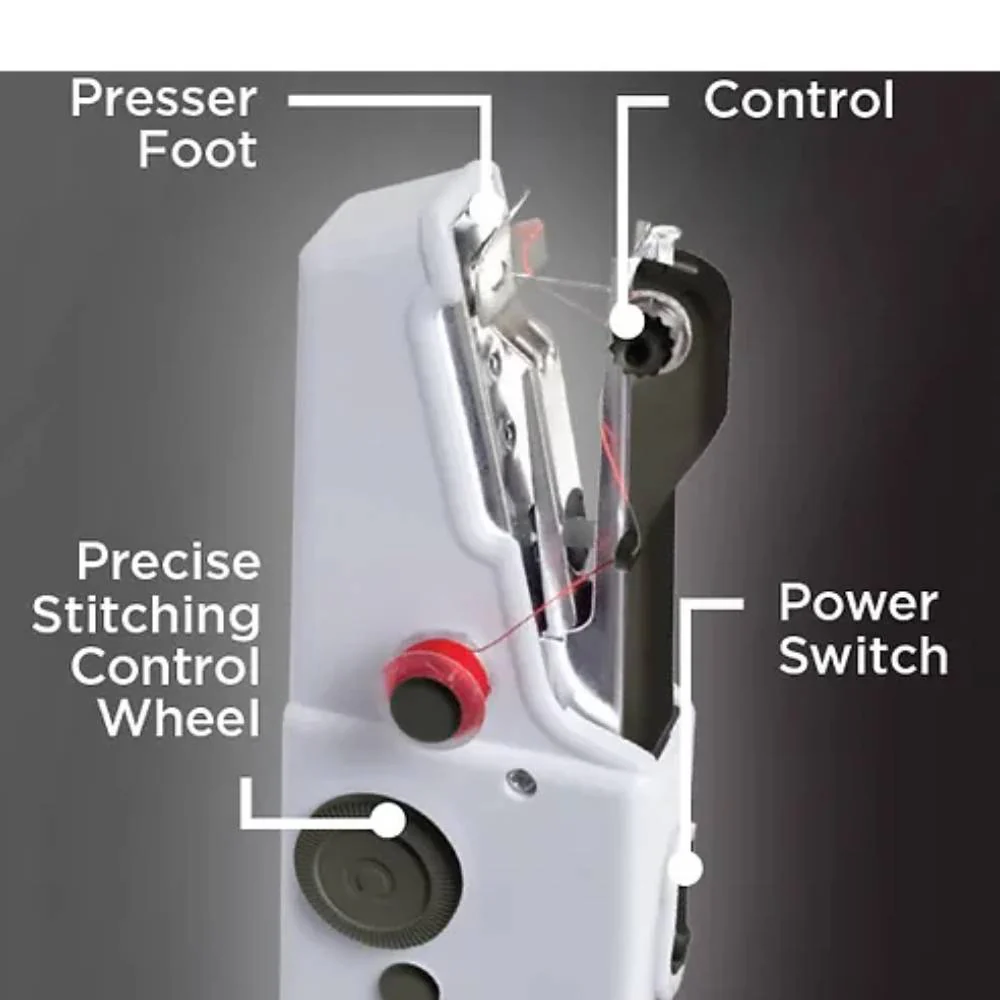Smartek SB011 Cordless Handheld Sewing Machine - White - Image 4