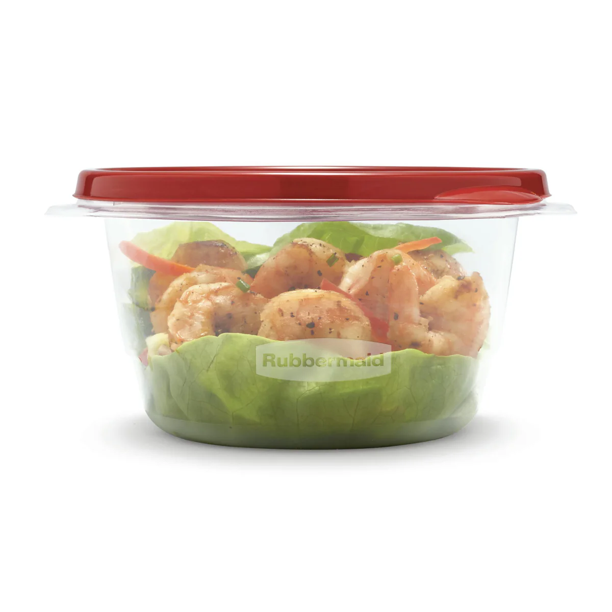 Rubbermaid TakeAlongs Bowl Food Storage Containers with Lids (4-Piece) - Red - Image 4