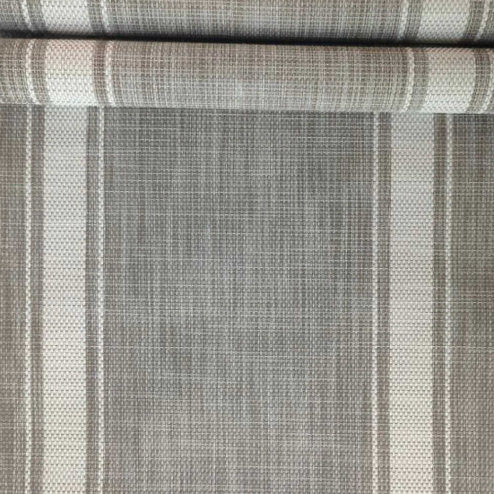 Besthome Striped Place Mat Set (4-Pieces) - Beige/Gray - Image 2