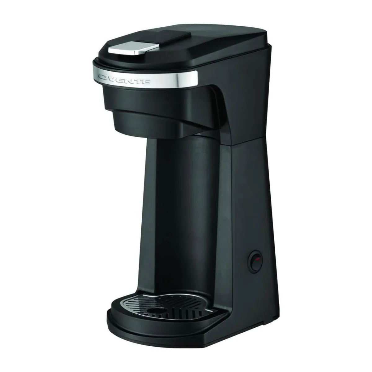 Ovente CMK42B 2-in-1 Single Serve Coffee Maker with One-Touch Control - Black - Image 2