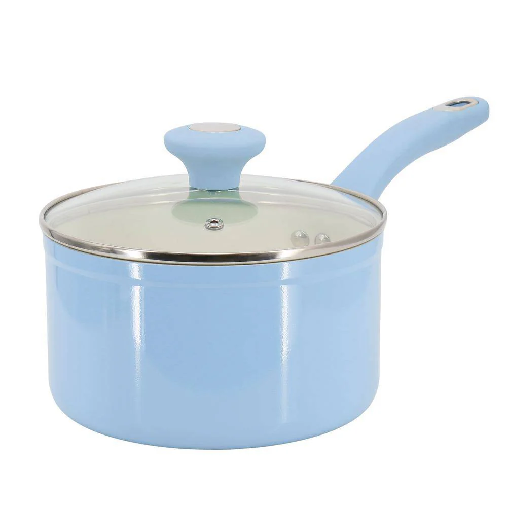 Martha Stewart Rexford Cookware Set (8-Piece) - Blue - Image 2