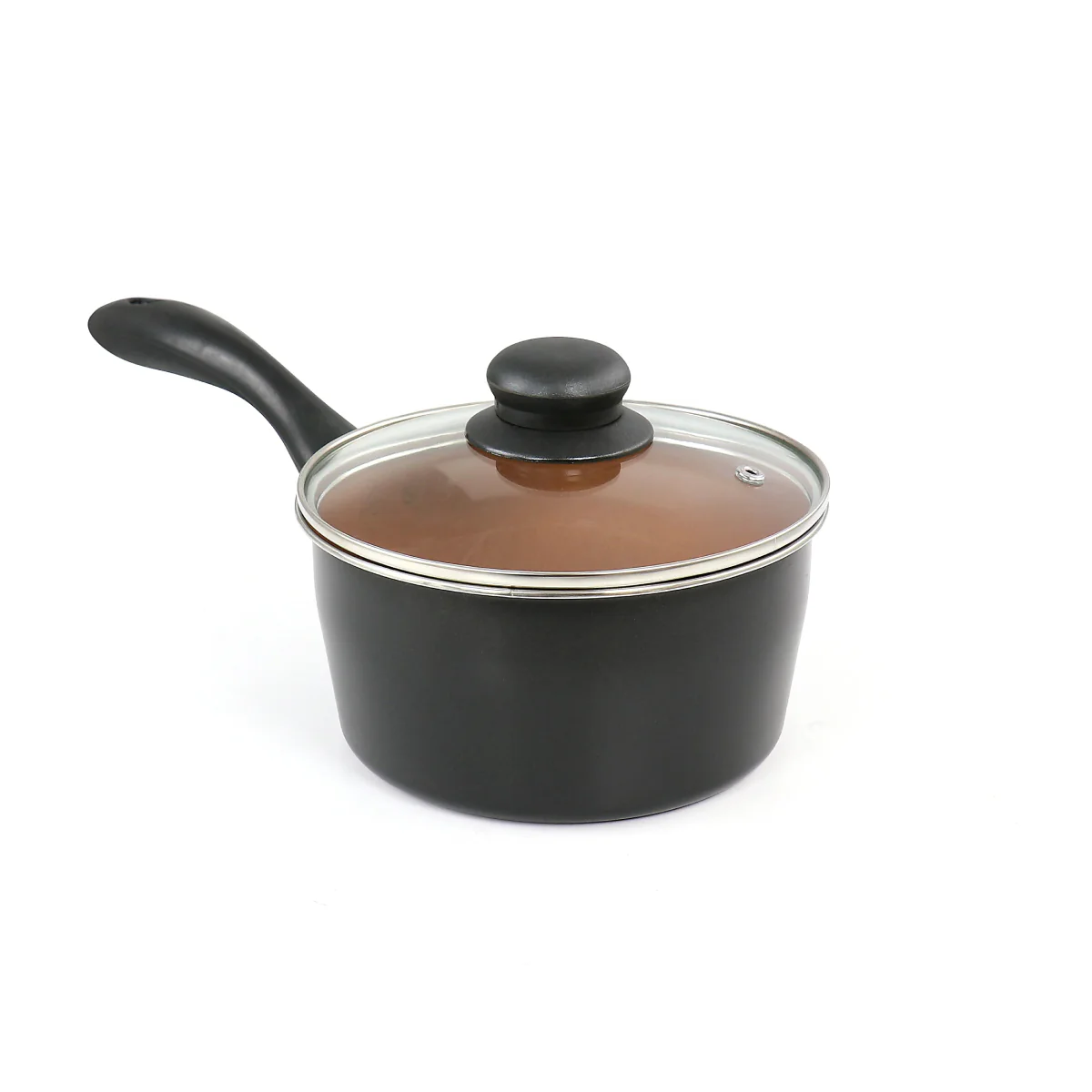 Gibson Home Armada Nonstick Cookware Set (7-Piece) - Brown/Black - Image 4