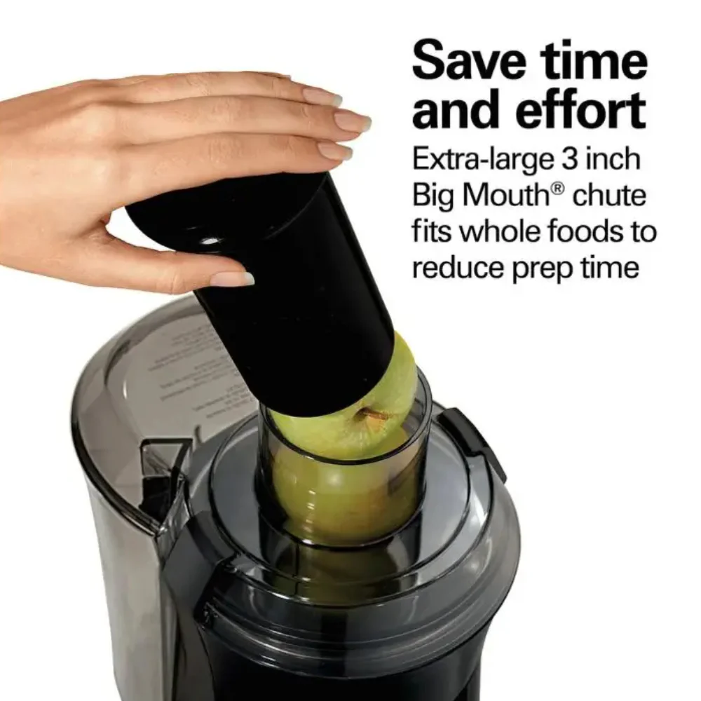 Hamilton Beach Big Mouth Juice Extractor - Black - Image 3
