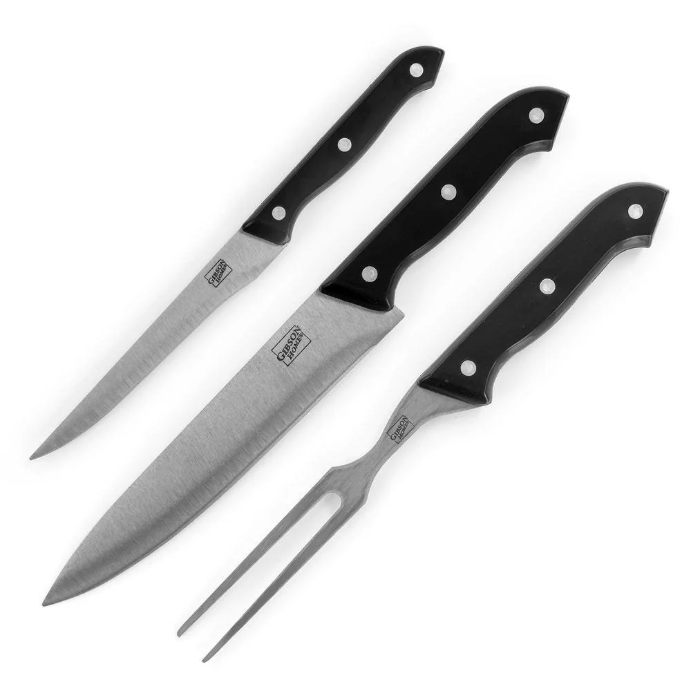 Gibson Home Wildcraft Cutlery Set (10-Piece) - Black - Image 4