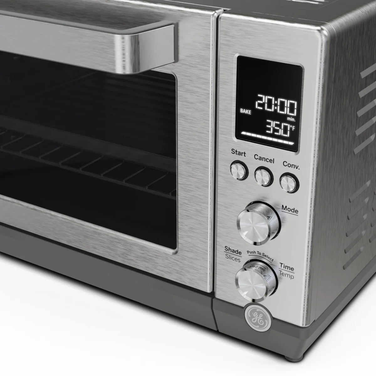 GE G90CAASSPSS Calrod 6-Slice Toaster Oven with Convection Bake - Silver - Image 4