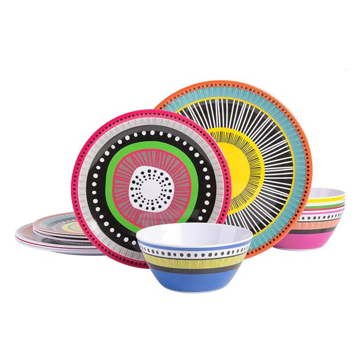 Gibson Home Almira Dinnerware Set (12-Piece) - Image 2