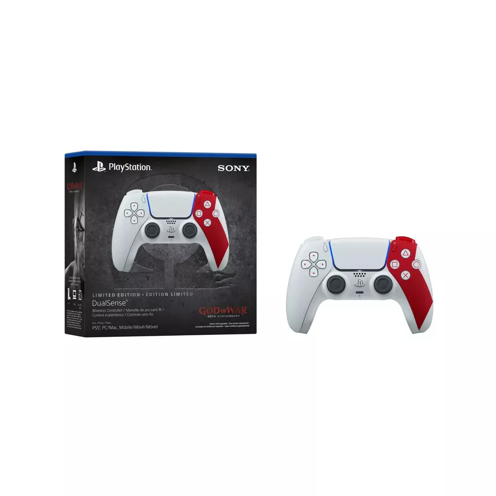 Sony God of War 20th Anniversary DualSense Wireless Controller for PlayStation 5 - White - Image 6