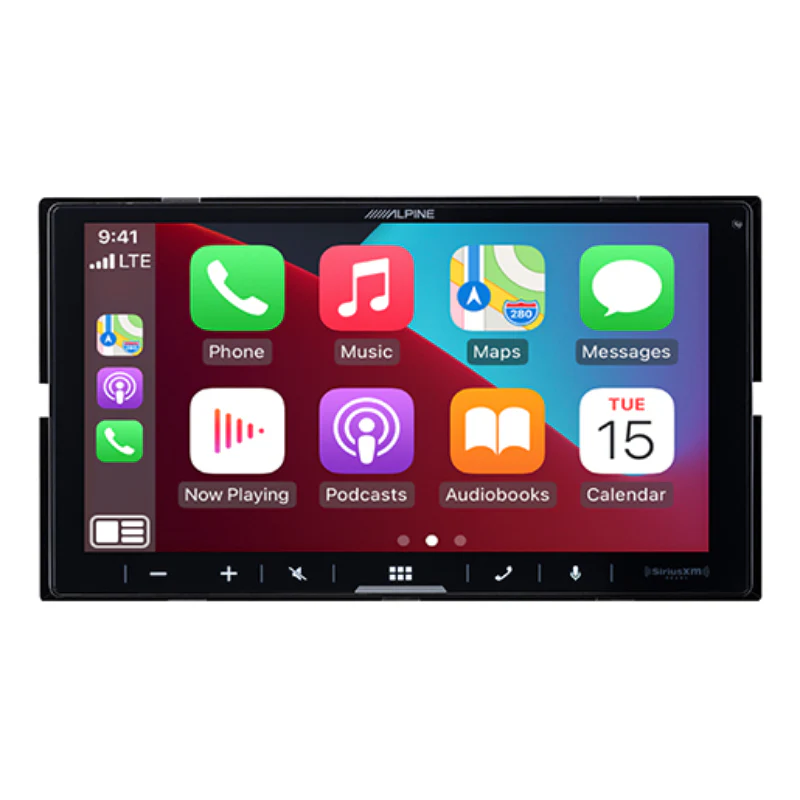 Alpine 7" Shallow-Chassis Digital Multimedia Receiver with SWC Adapter - Black - Image 2