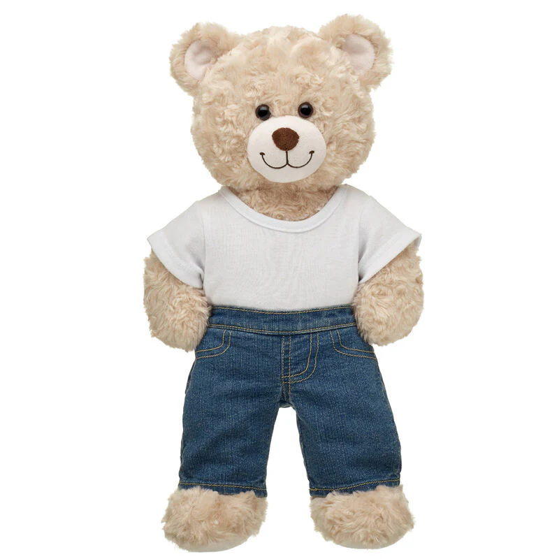 Build-A-Bear Dark Denim Jeans for Teddy Bear - Blue - Image 2