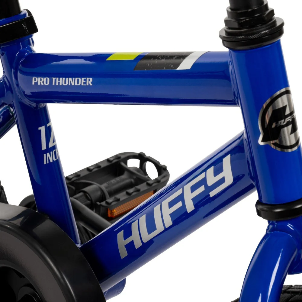 Huffy Pro Thunder Boys 12" Bike Training Wheels - Blue - Image 5