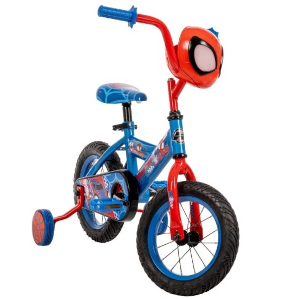 Huffy 12" Marvel Spidey and Friends Kids Bike - Blue - Image 2