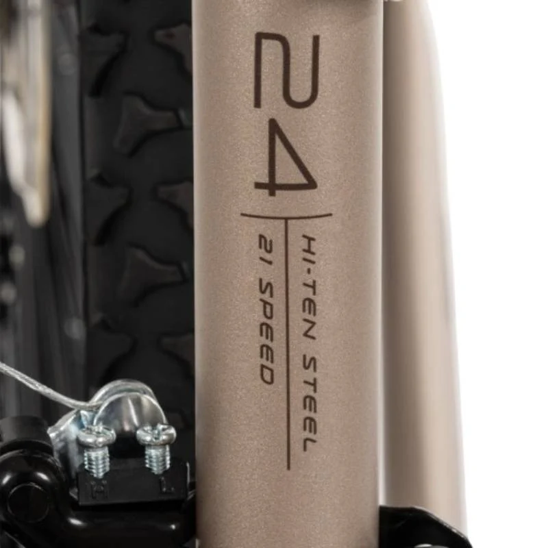 Huffy 24" Incline Mountain Bike - Beige/Black - Image 7