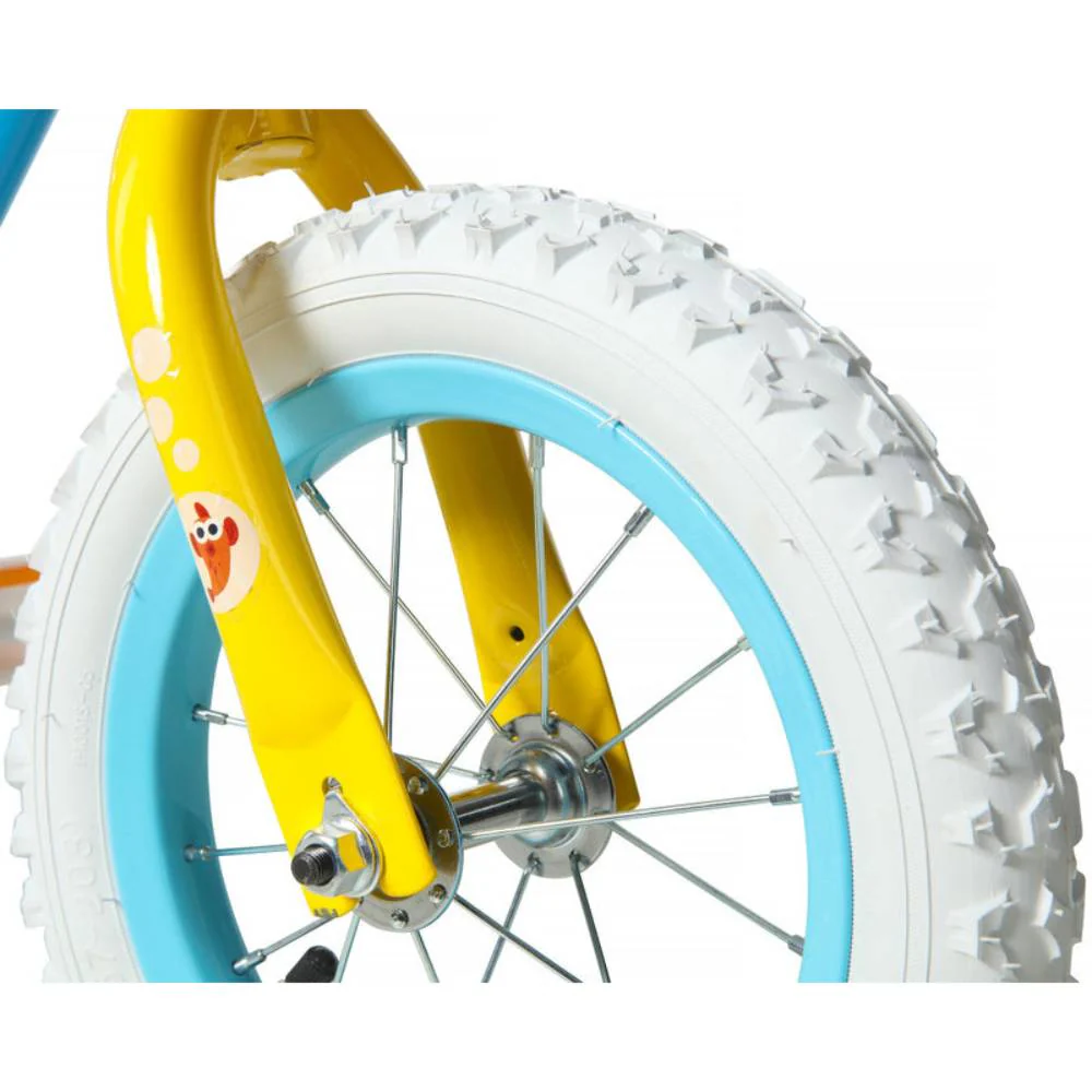 Dynacraft 12" Baby Shark Kid's Bike with Training Wheels - Blue - Image 5