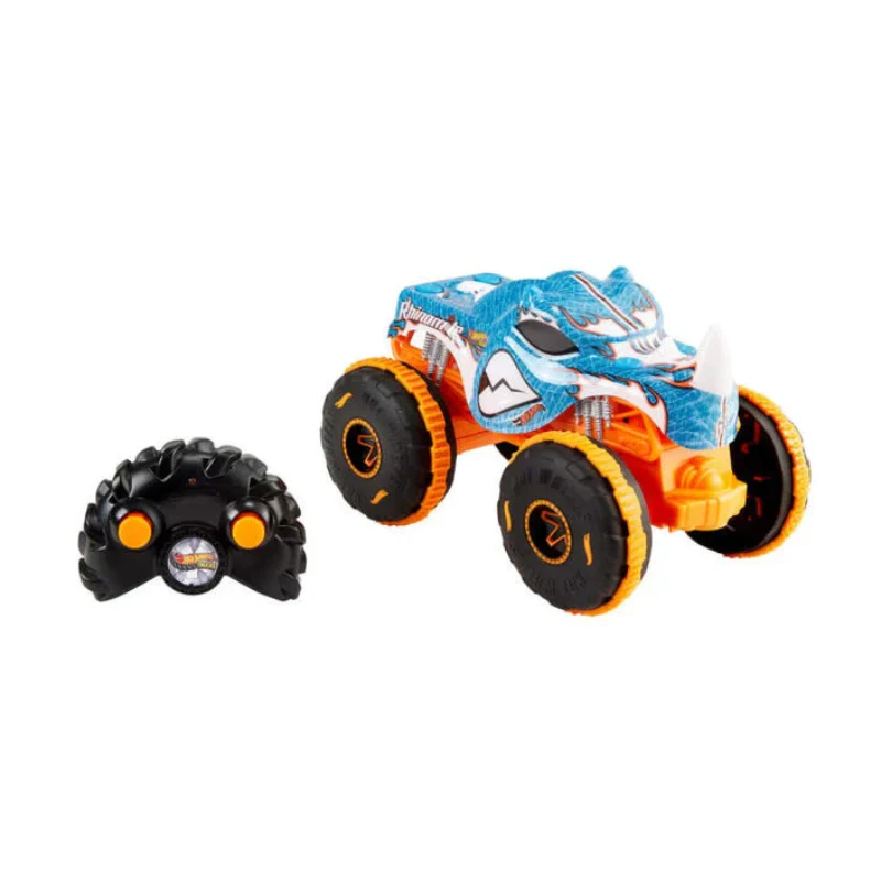 Hot Wheels Rhinomite 1:24 Scale Remote Control Monster Truck - Blue - Image 2