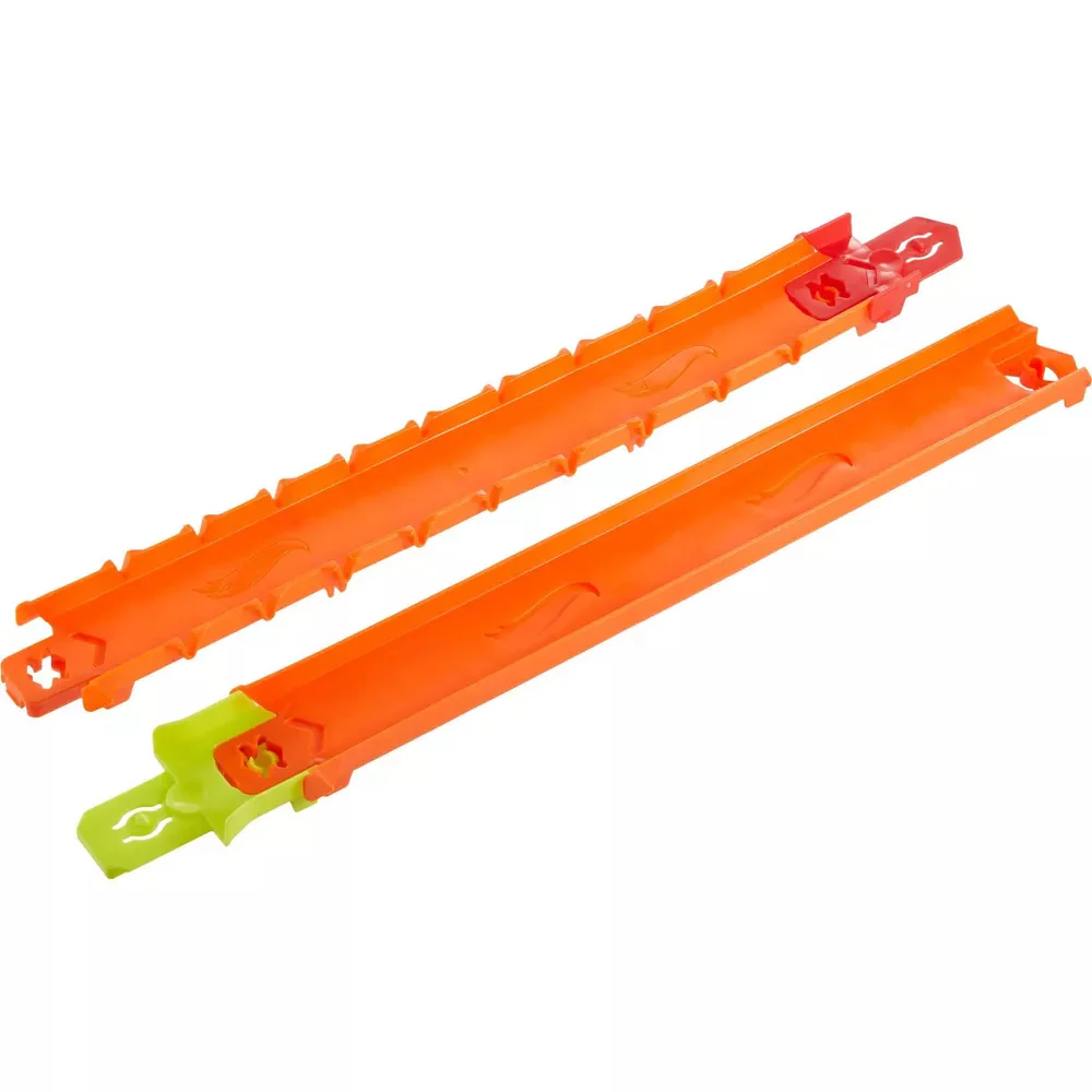 Hot Wheels Track Creator Straight Track Pack with 2 Adapters - Orange - Image 3