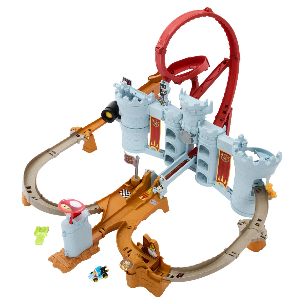 Hot Wheels Mario Kart Bowser's Castle Track Set - Image 2