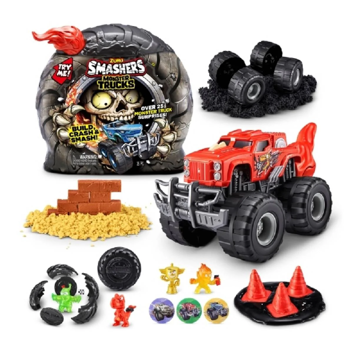 Zuru Smashers Monster Truck Surprise Toy Set (26-Piece) - Assortment - Image 4
