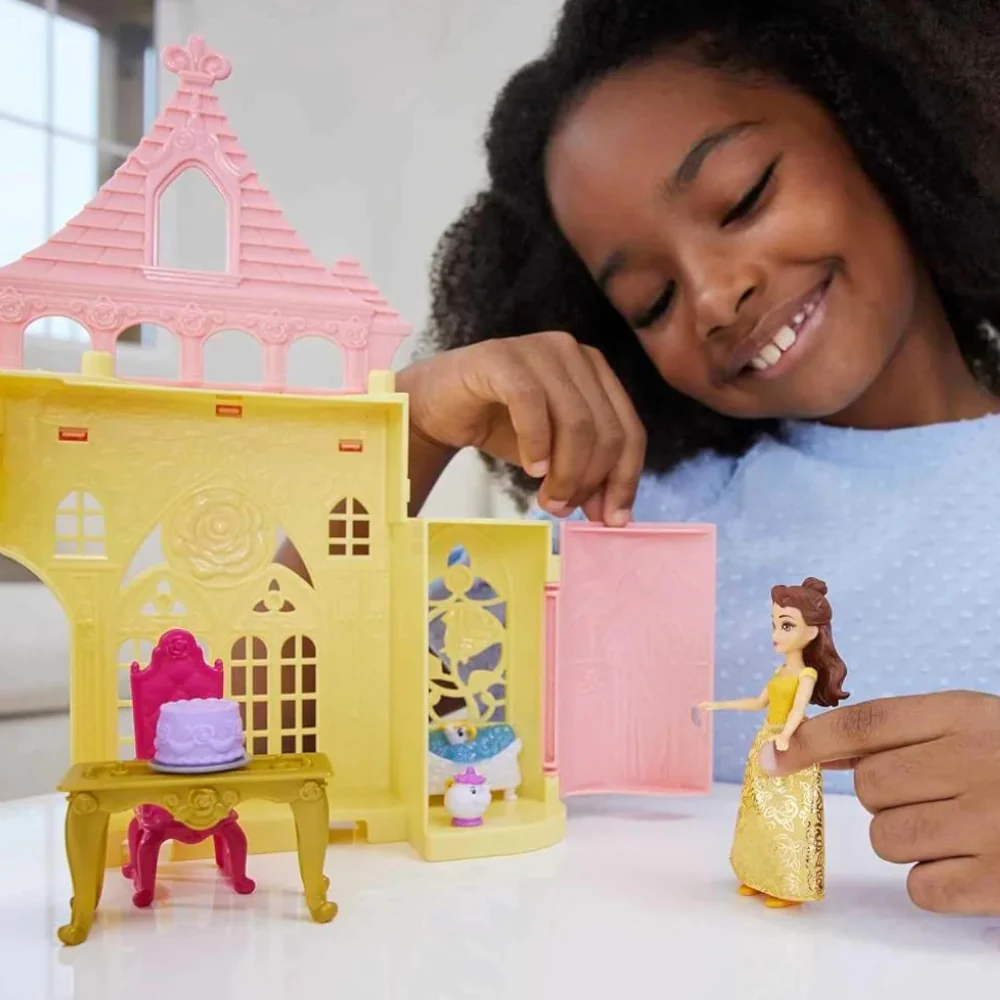 Disney Princess Belle's Stacking Castle with Small Doll - Image 6