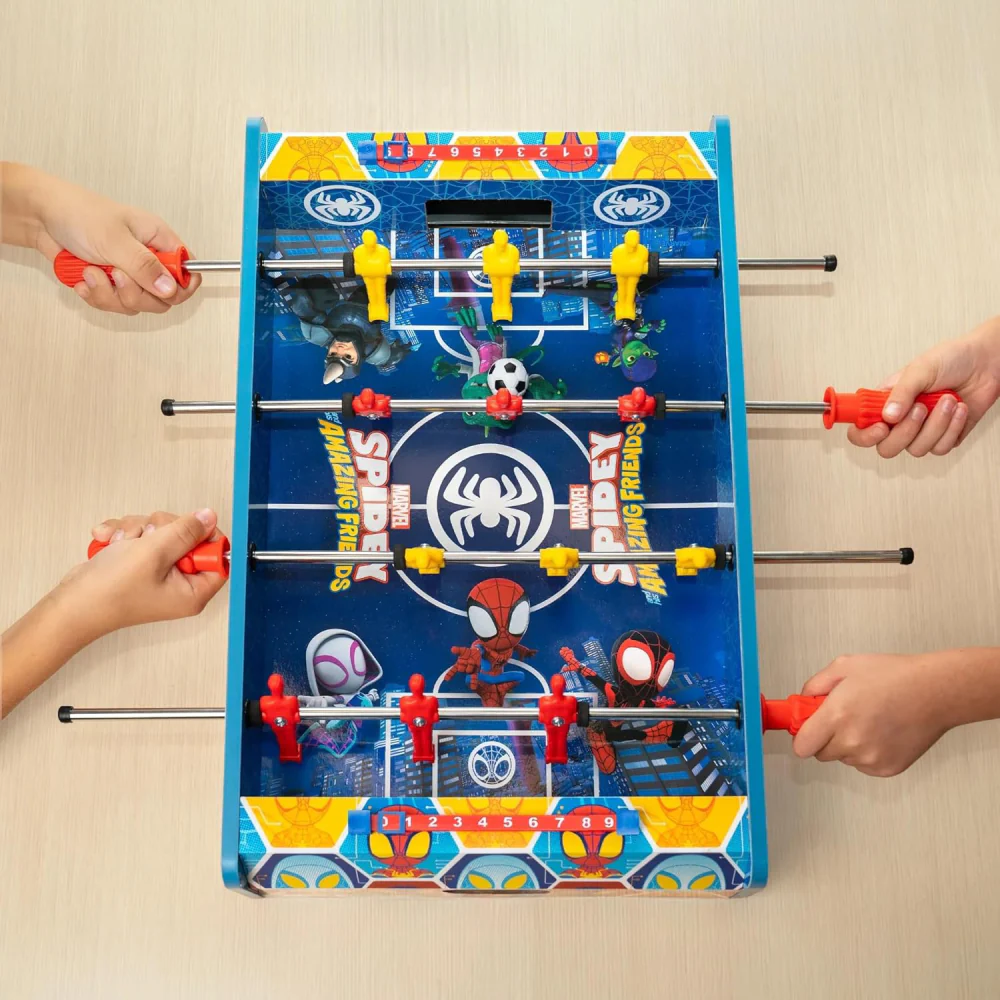 World Tech Toys Spidey and His Amazing Friends Electronic Air Hockey Table - Image 3