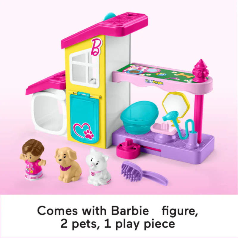 Fisher-Price Little People Barbie Play and Care Pet Spa Musical Playset - Image 2
