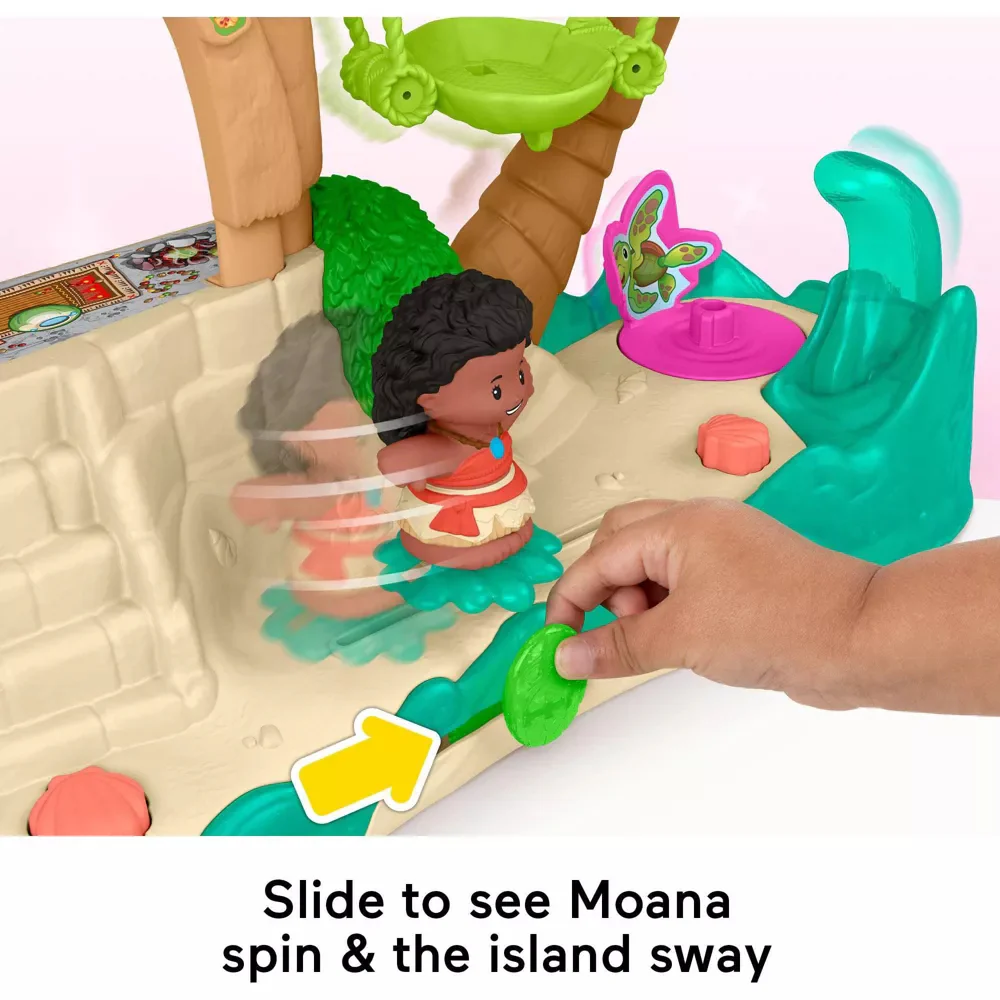 Fisher Price Little People Disney Princess Moana Deluxe Village Playset - Image 5