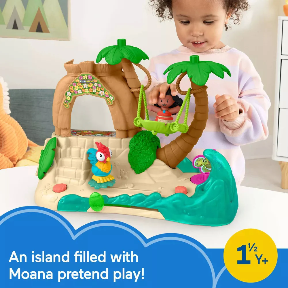 Fisher Price Little People Disney Princess Moana Deluxe Village Playset - Image 6