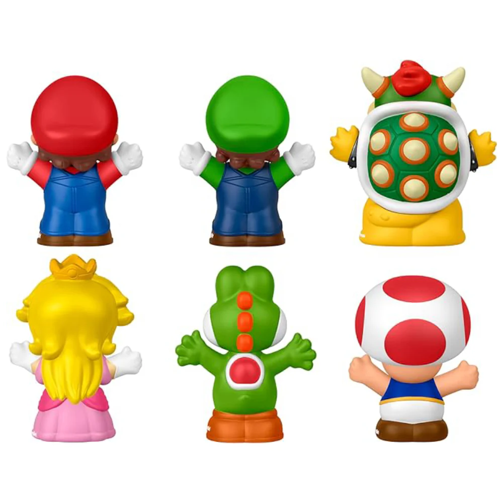 Fisher-Price Little People Super Mario Figure Set (6-Piece) - Image 5