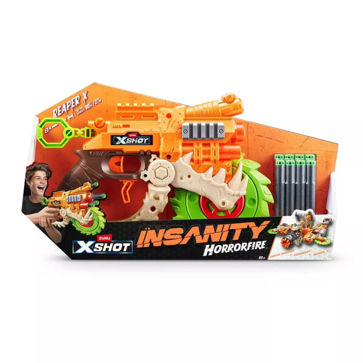 Zuru XSHOT Insanity HorrorFire Reaper-X Blaster Toy - Image 3