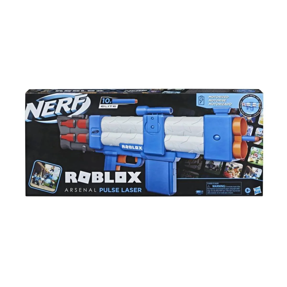 Hasbro Nerf Roblox Arsenal Pulse Laser Motorized Blaster Toy - Image 5