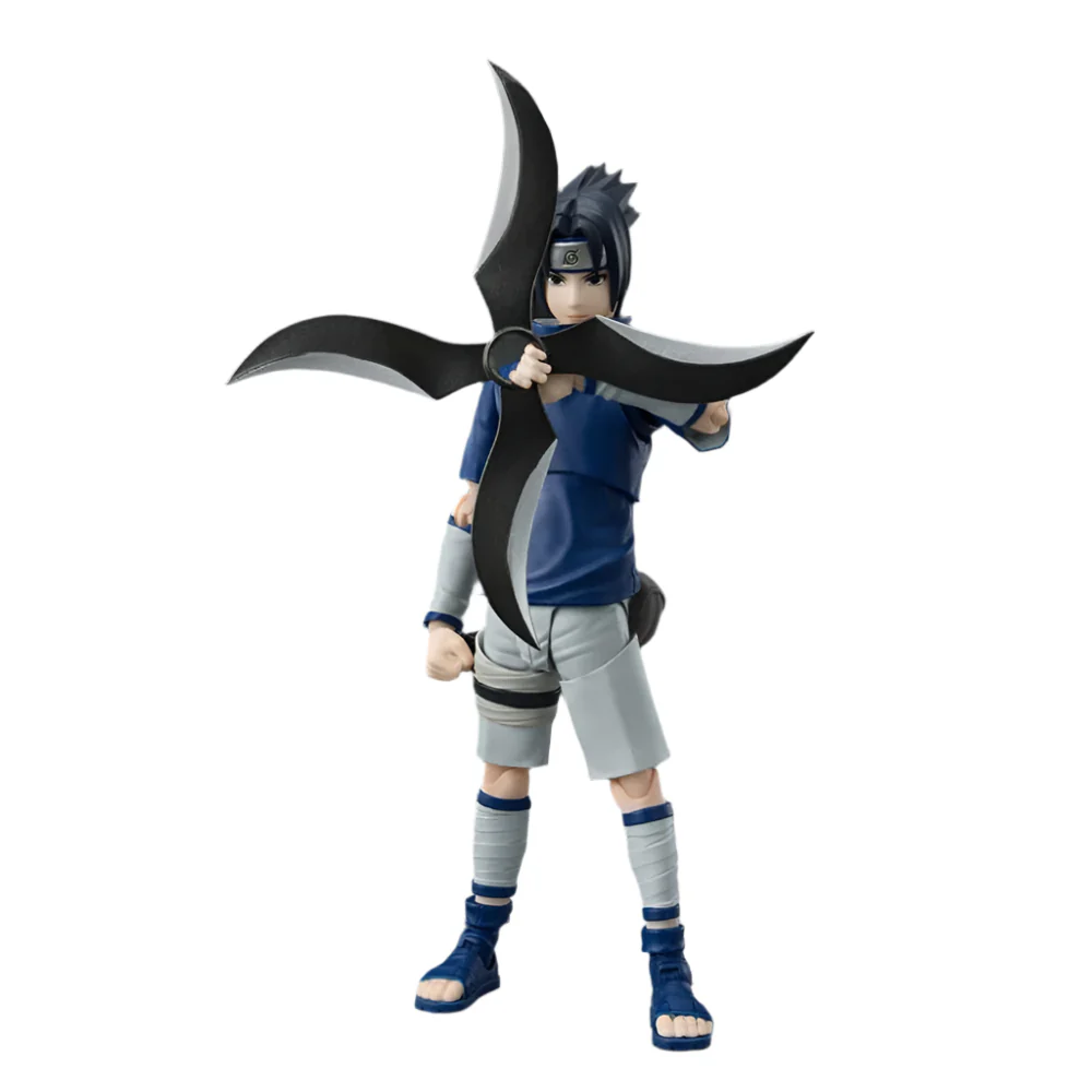 Bandai Naruto 5.3" Sasuke Uchiha Action Figure - Blue/White - Image 4