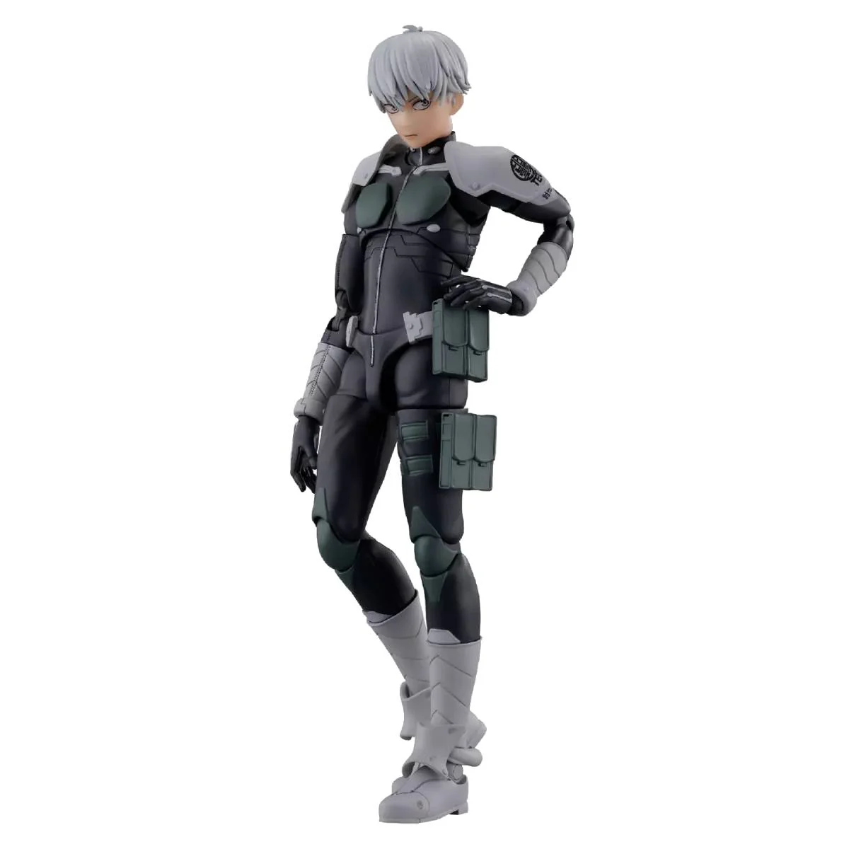 Bandai Kaiju No. 8 5.7" Reno Ichikawa Action Figure - Black/Gray - Image 2