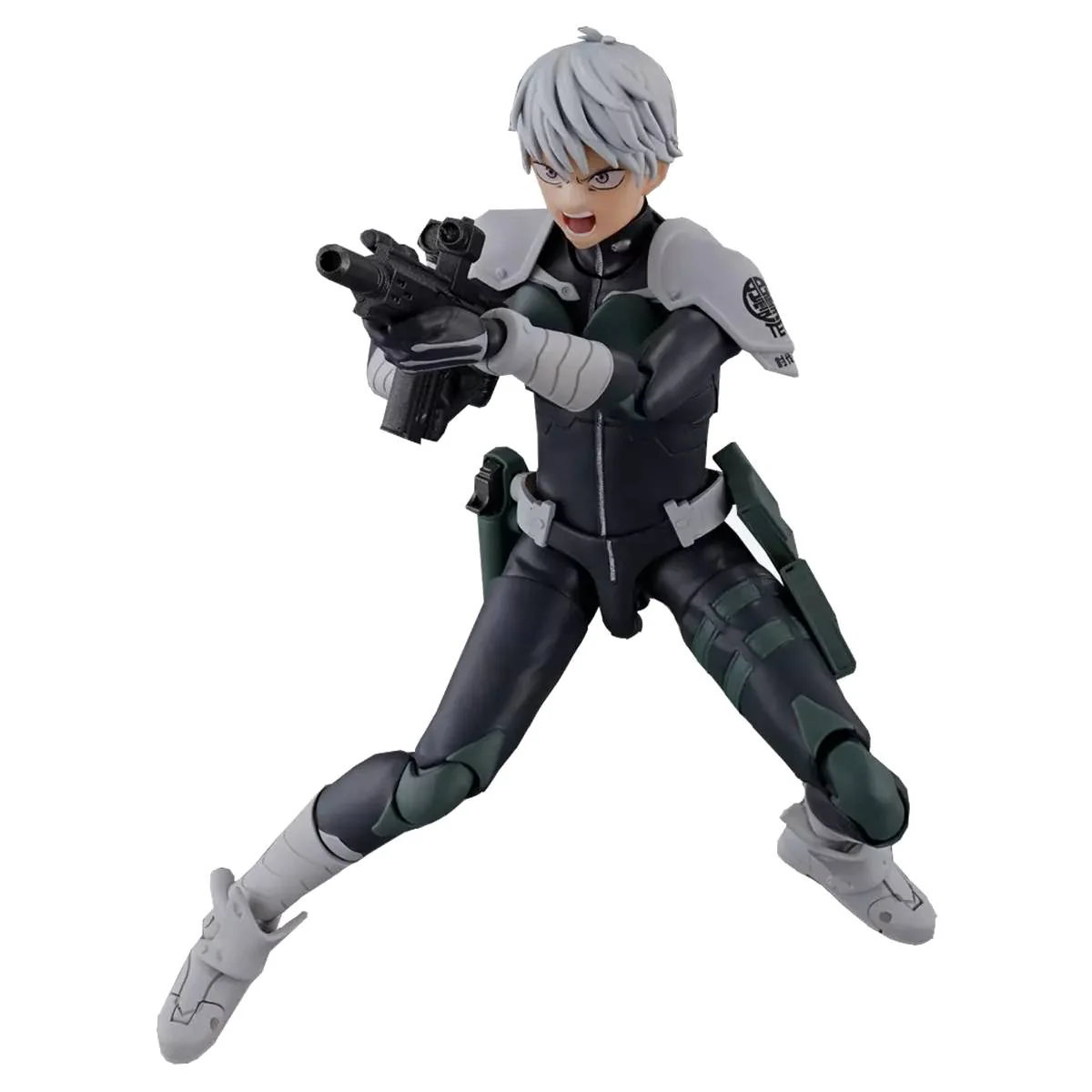 Bandai Kaiju No. 8 5.7" Reno Ichikawa Action Figure - Black/Gray - Image 4