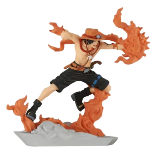 Bandai Namco Banpresto Senkozekkei Portgas D. Ace 'One Piece' 3.5" Action Figure – Orange - Image 2
