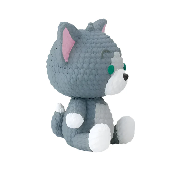 Banpresto Amicot Petit 2.4" Tom Action Figure - Gray - Image 2