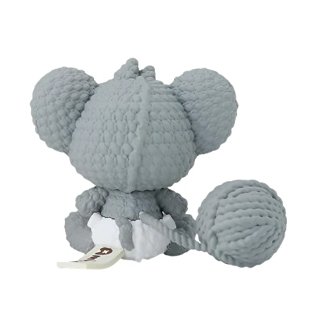 Banpresto Amicot Petit 2.4" Tuffy Action Figure - Gray - Image 4