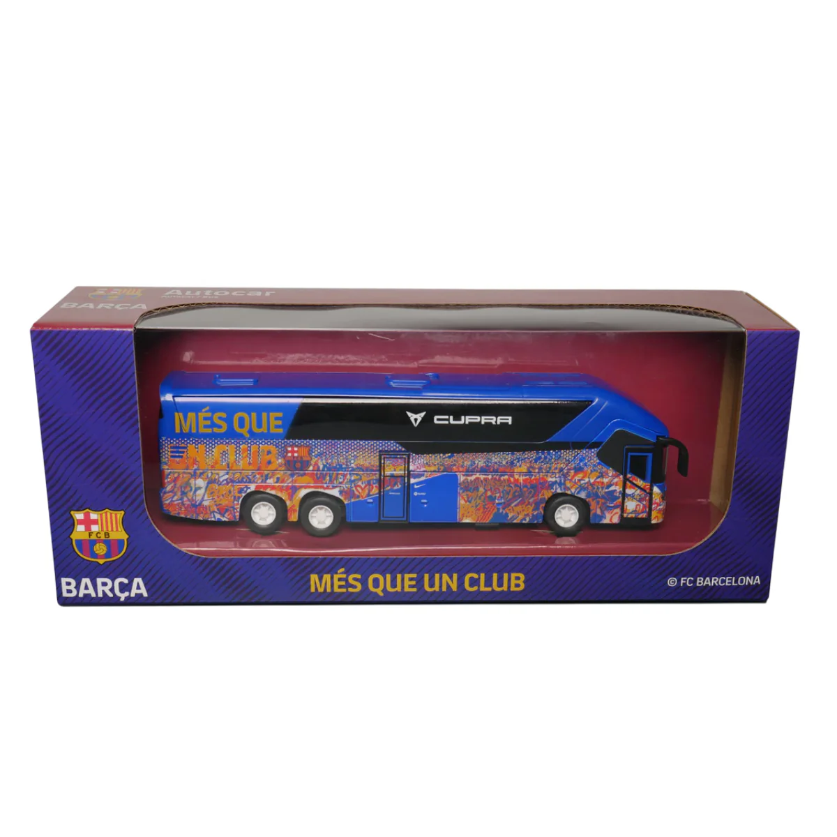 Banbo FC Barcelona Soccer Team Tour Bus Toys - Blue - Image 3