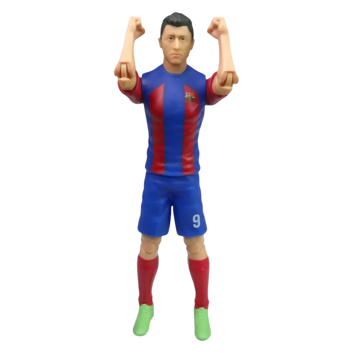 Banbo Barcelona Lewandowski 8" Soccer Action Figure - Blue/Red - Image 2