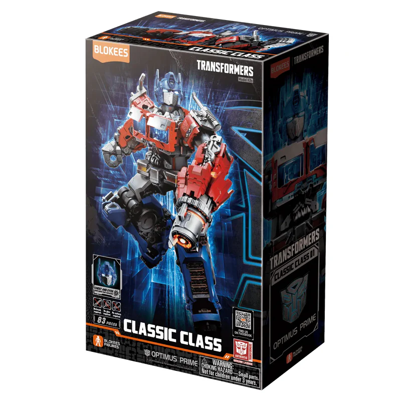 Blokees Transformers Classic Class 01 Rise of the Beasts Optimus Prime Model Kit (83-Pieces) - Image 4