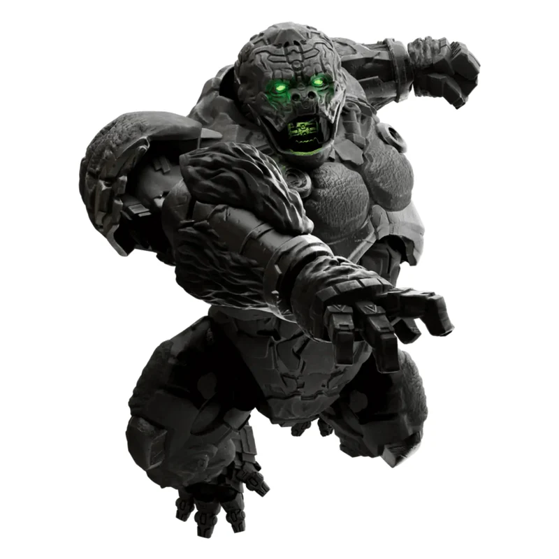 Blokees Transformers Classic Class 04 Rise of the Beasts Optimus Primal Beast Model Kit (67-Pieces) - Gray