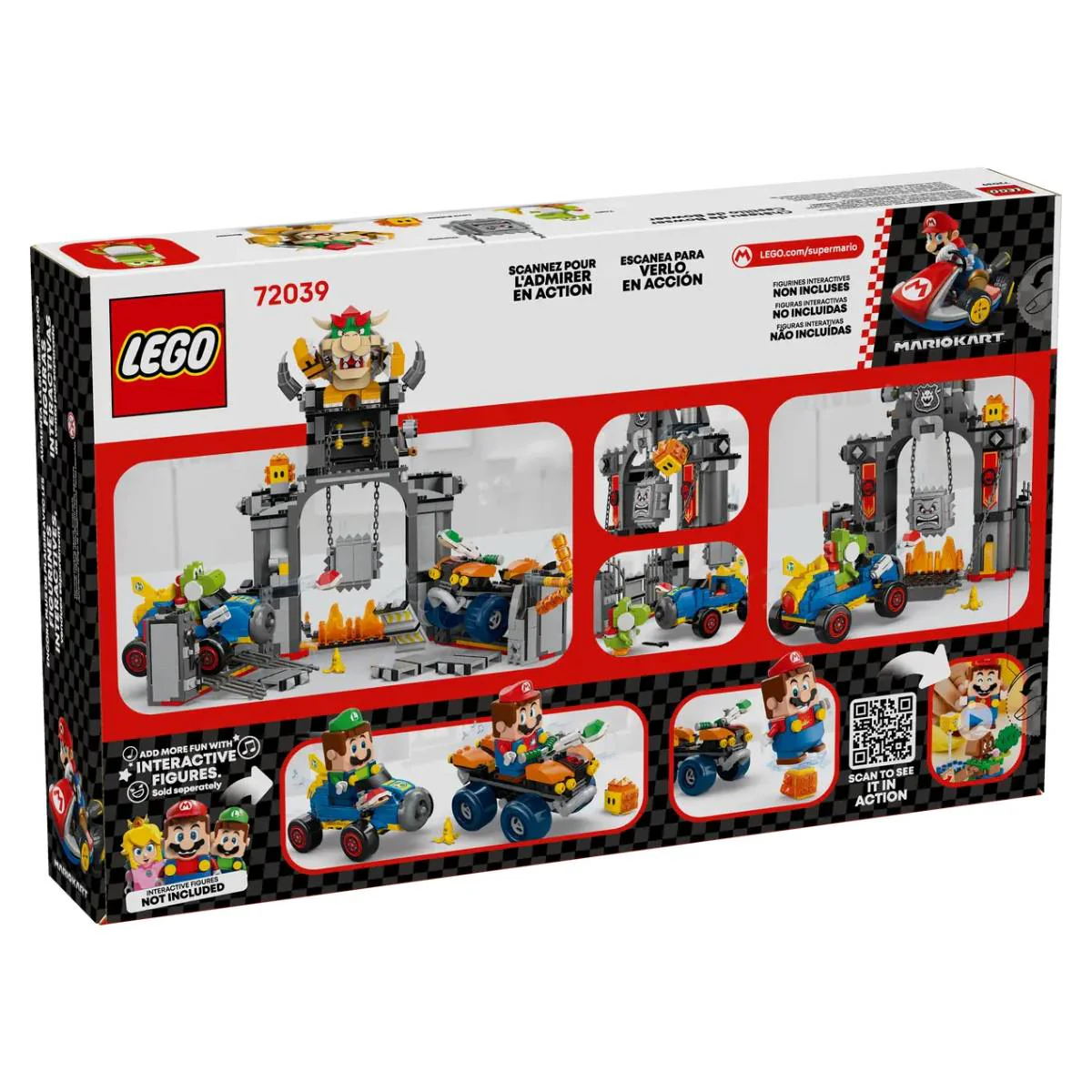 LEGO Mario Kart Bowser's Castle Building Toy Set (1068-Pieces) - Image 4