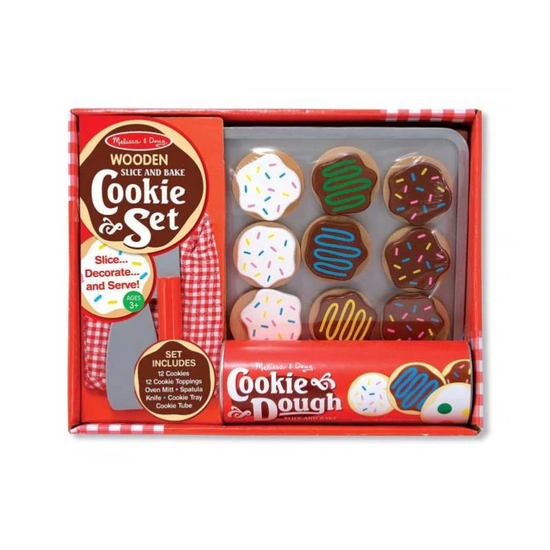 Melissa & Doug Wooden Slice And Bake Cookie Playset - Image 2