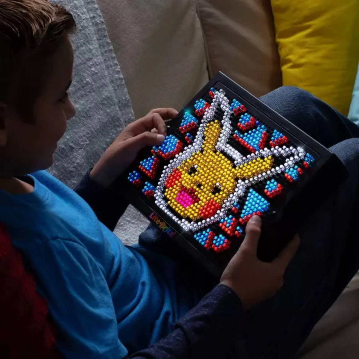 Lite-Brite Pokemon Super Bright HD Grid Light Up Toy - Black - Image 3
