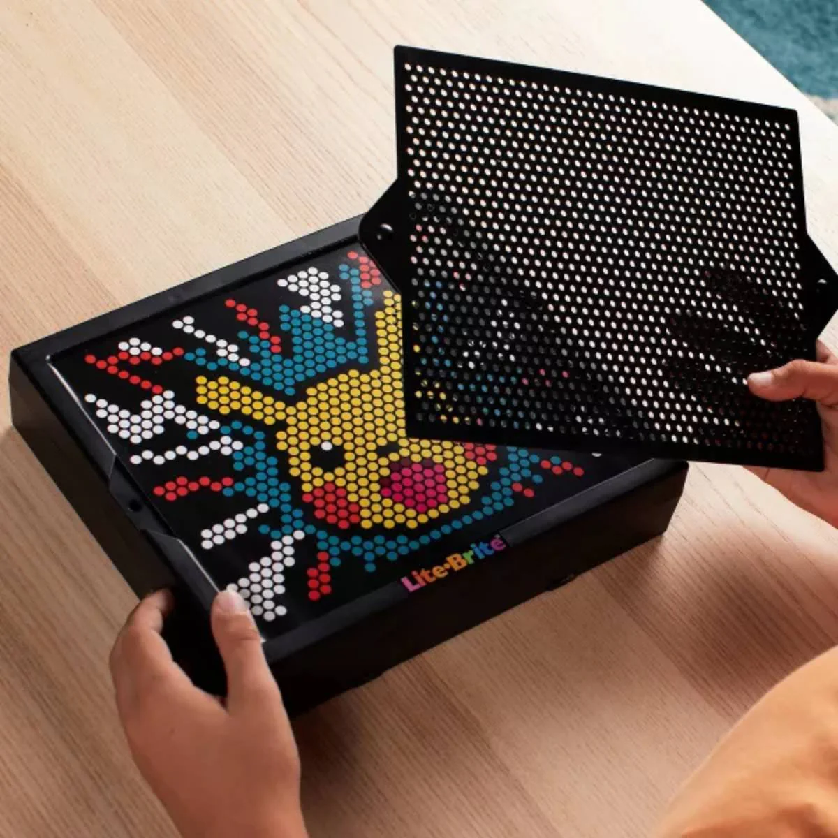 Lite-Brite Pokemon Super Bright HD Grid Light Up Toy - Black - Image 4