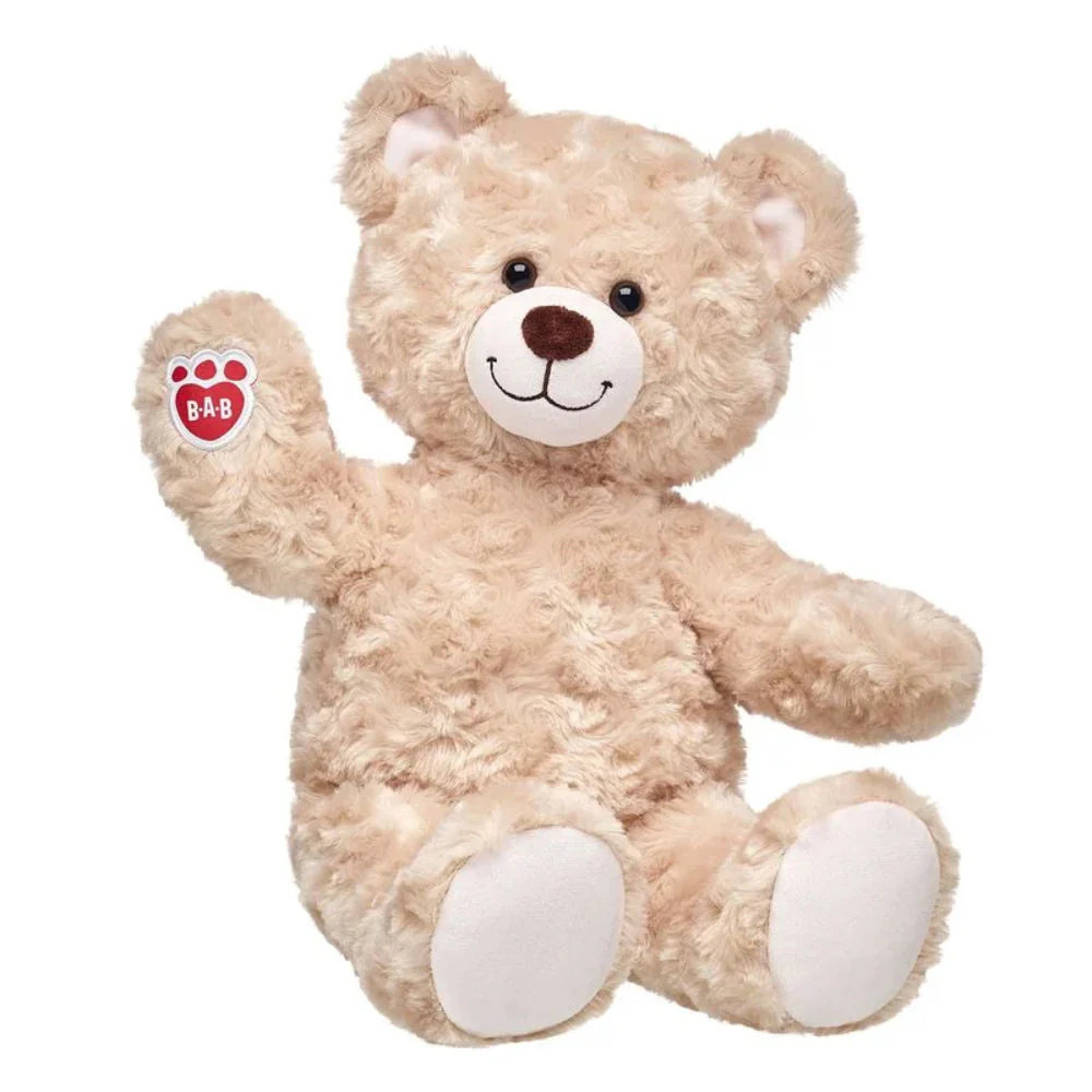 Build-A-Bear 16" Happy Hugs Teddy Bear Plush Toy - Beige - Image 2