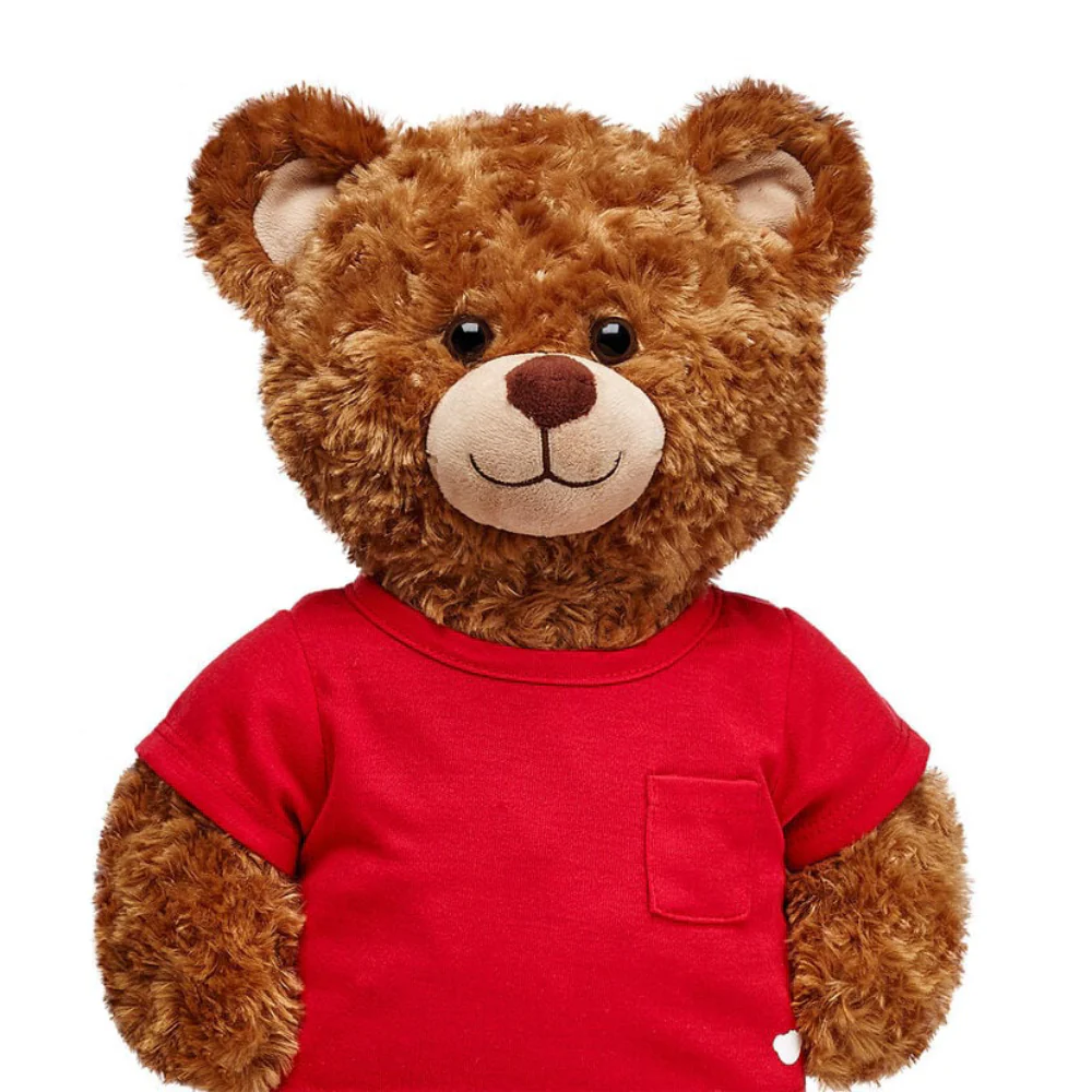 Build-A-Bear Pocket T-Shirt for Teddy Bear - Red - Image 2