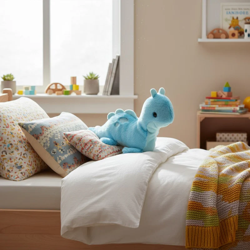 Build-A-Bear Mini Beans Snuggly Sea Monster Plush Toy - Blue - Image 2