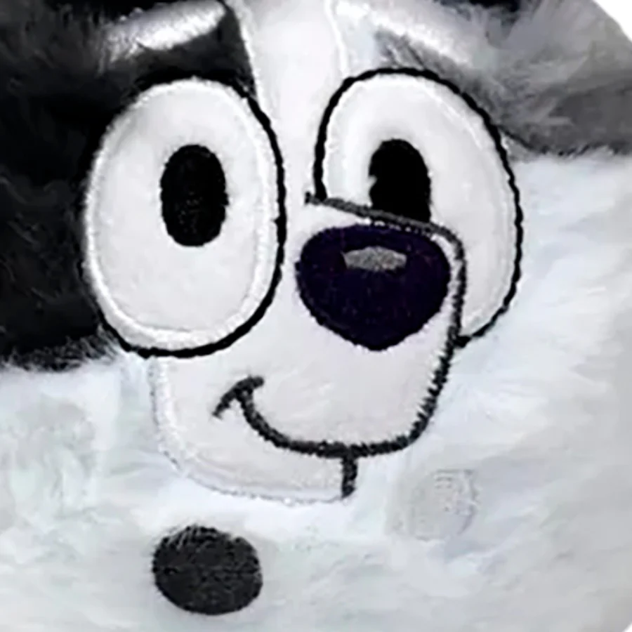 Ty Beanie Bouncer 4" Bluey Muffin Plush Toy - Black/White - Image 2