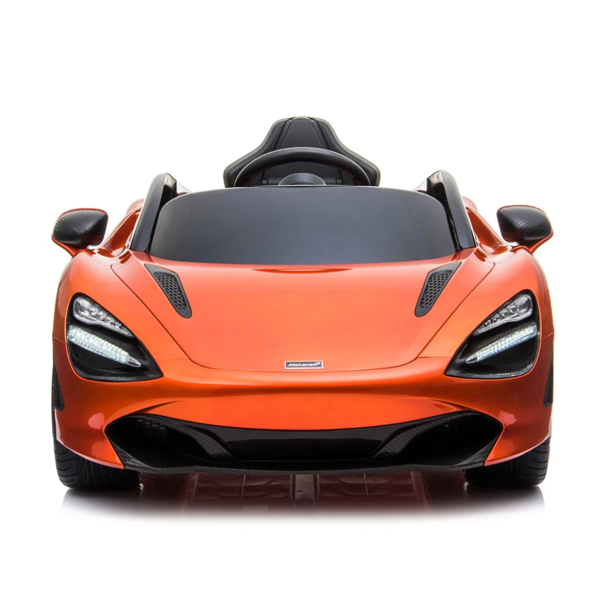 12V Licensed McLaren 720S with LED Lights - Orange - Image 2