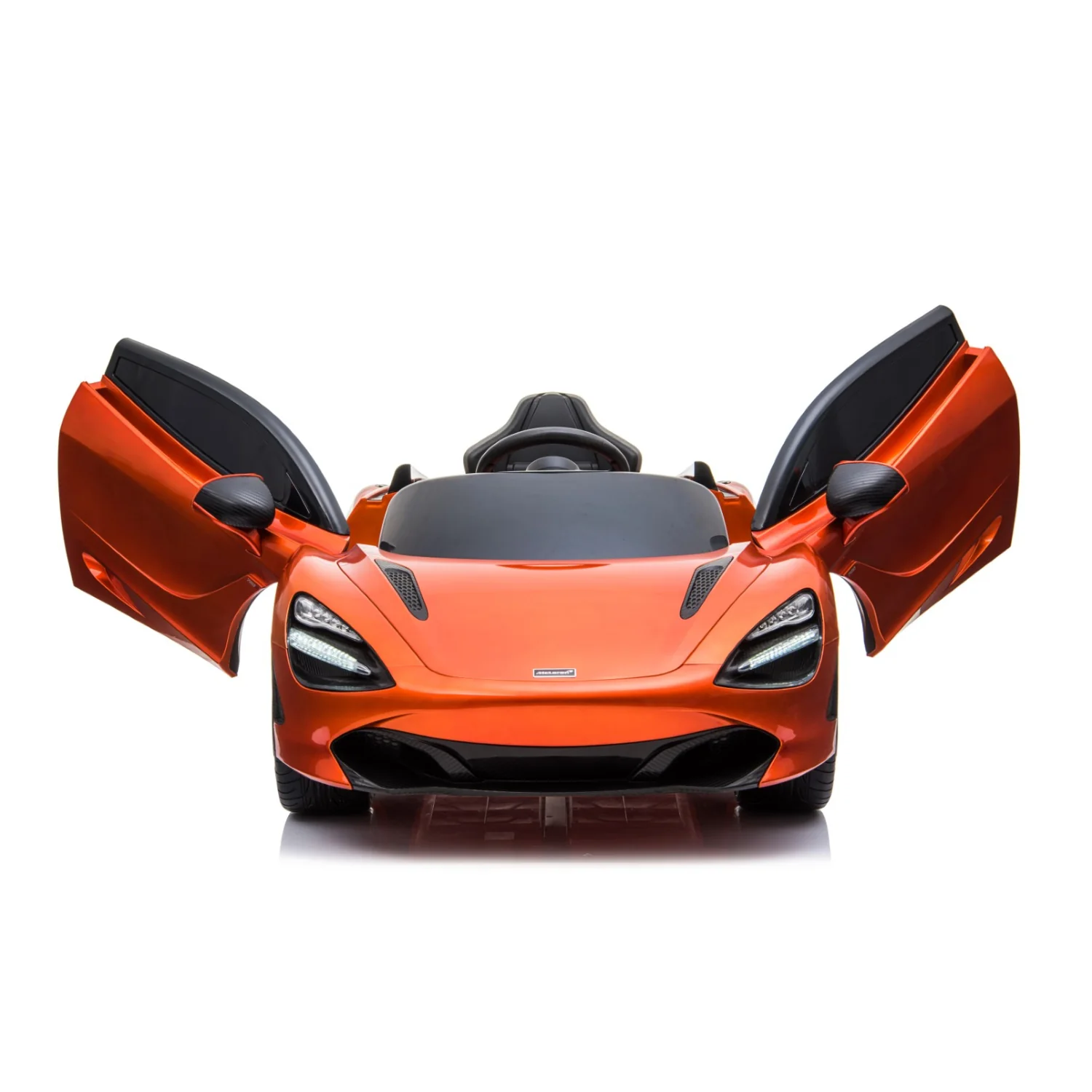 12V Licensed McLaren 720S with LED Lights - Orange - Image 3