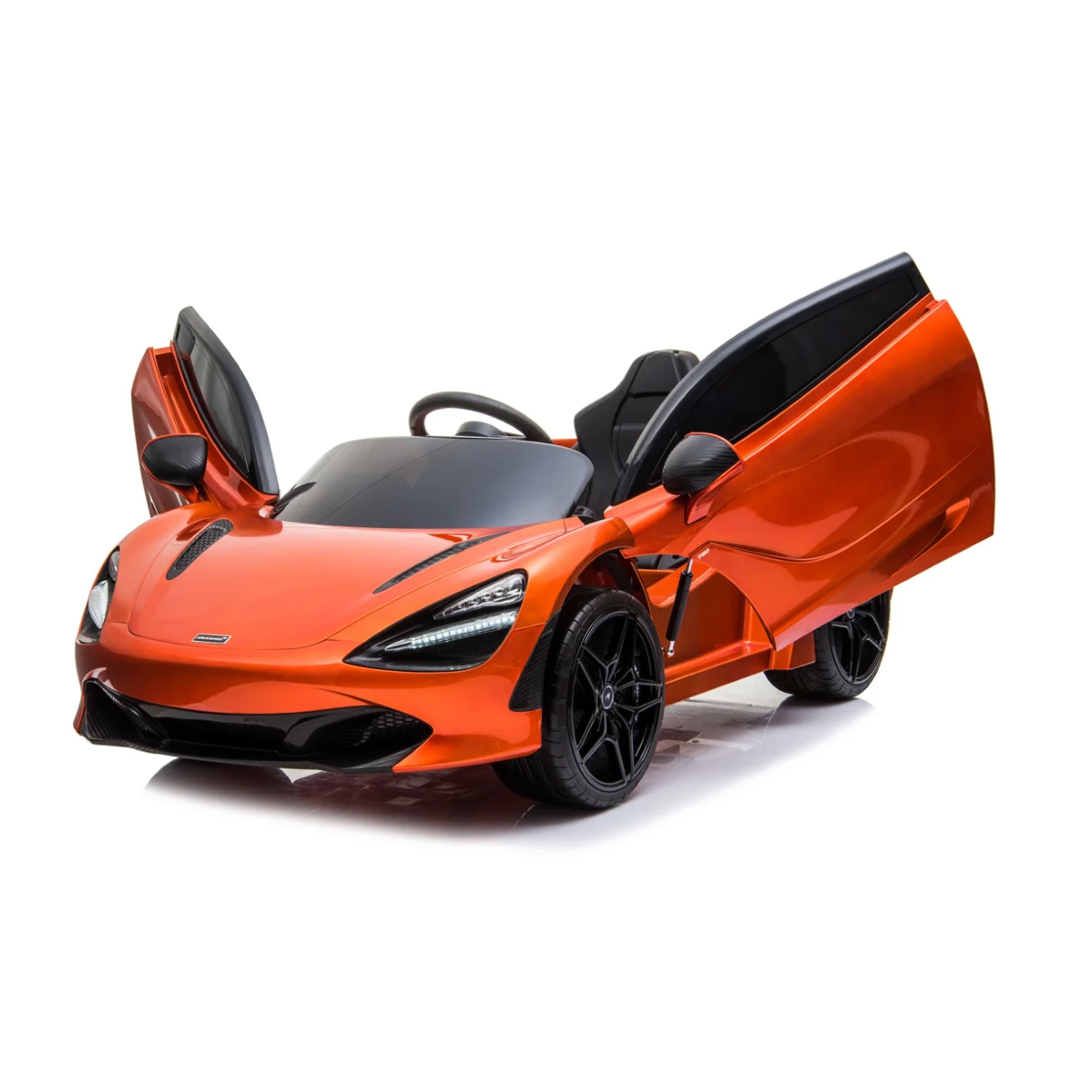 12V Licensed McLaren 720S with LED Lights - Orange - Image 5